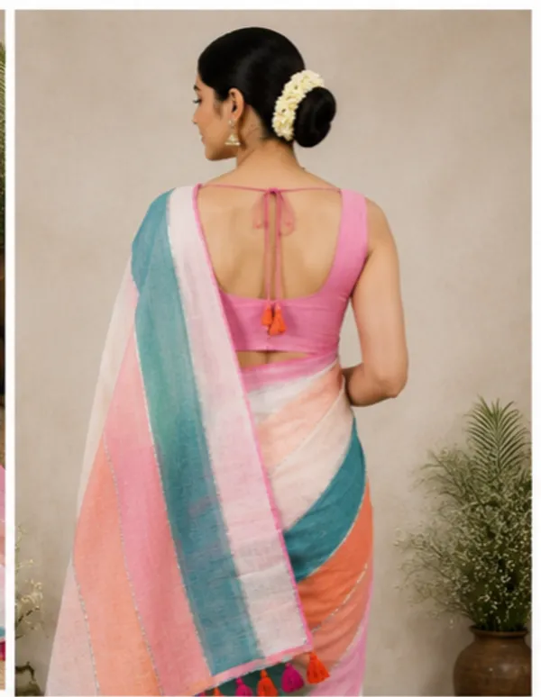 Pure_Cotton_Rainbow_120_Count_Saree