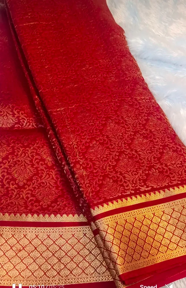 3D_Pure_Crepe_Silk_Sarees_With_Silk_Mark_Pure_Mysore_Crepe_Silk_Sarees_With_Running_Blouse_Piece