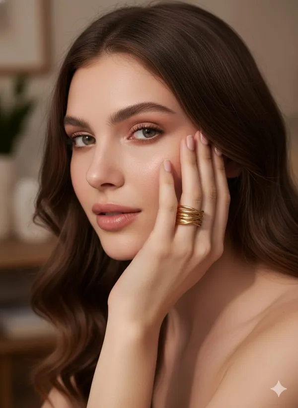 Gold_Toned_Metal_Ring_For_Women