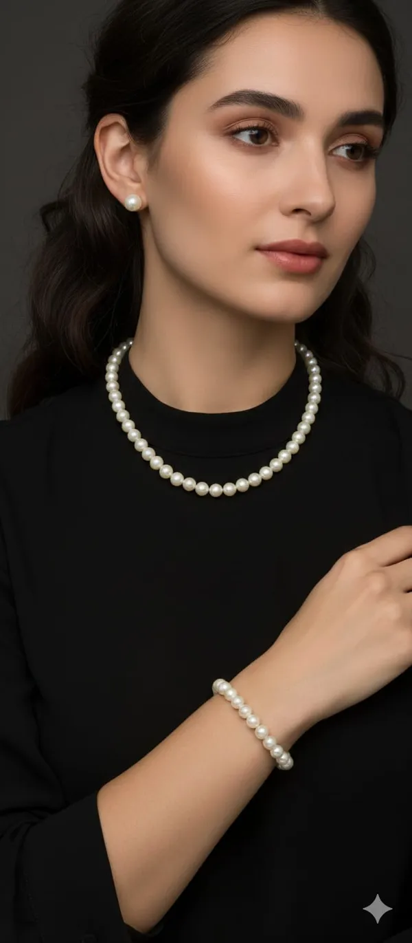 White_Pearl_Weddings_And_Festive_Occasions_And_Special_Events_And_Daily_Wear_Jewelry_Set_For_Women