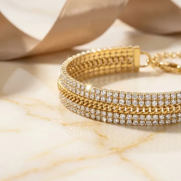 Gold_Crystal_Rhinestone_With_Metallic_Base_Wedding_And_Party_And_Festive_And_Daily_Wear_Bracelet_For_Women