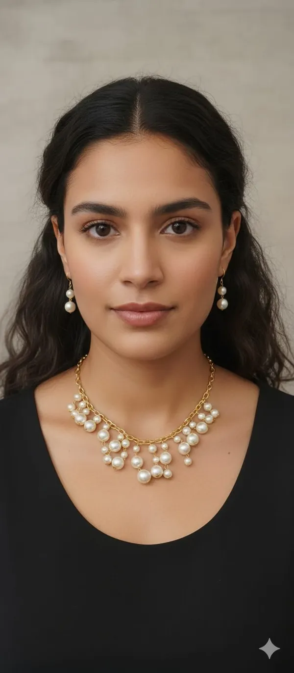 Gold_and_White_Pearl_Necklace_with_Earrings_Set_For_Women
