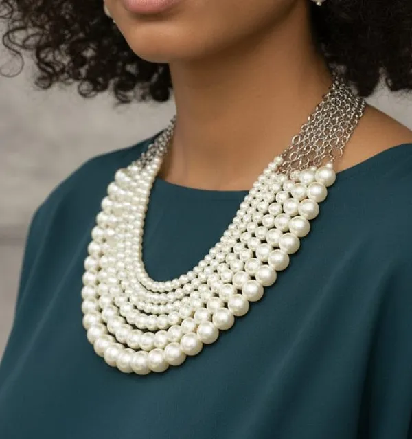 White_Pearl_Necklace_with_Earrings_For_Women
