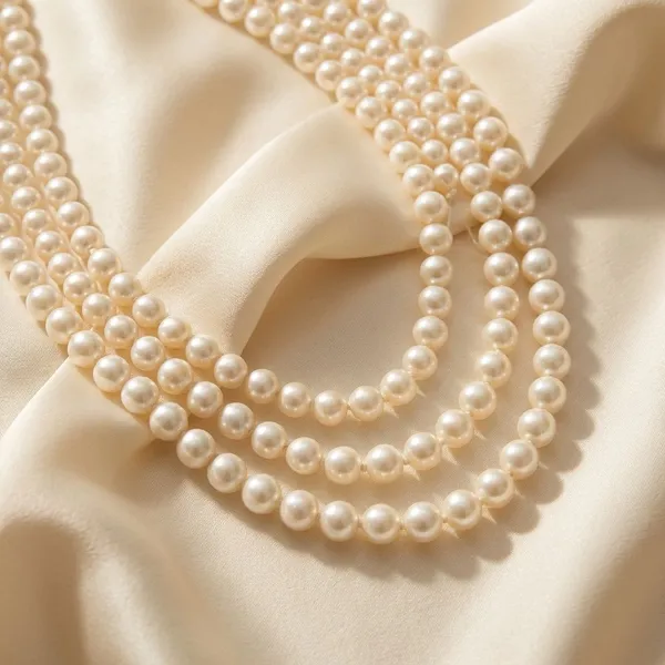 White_Pearl_Wedding_And_Party_And_Festive_Jewelry_Set_For_Women