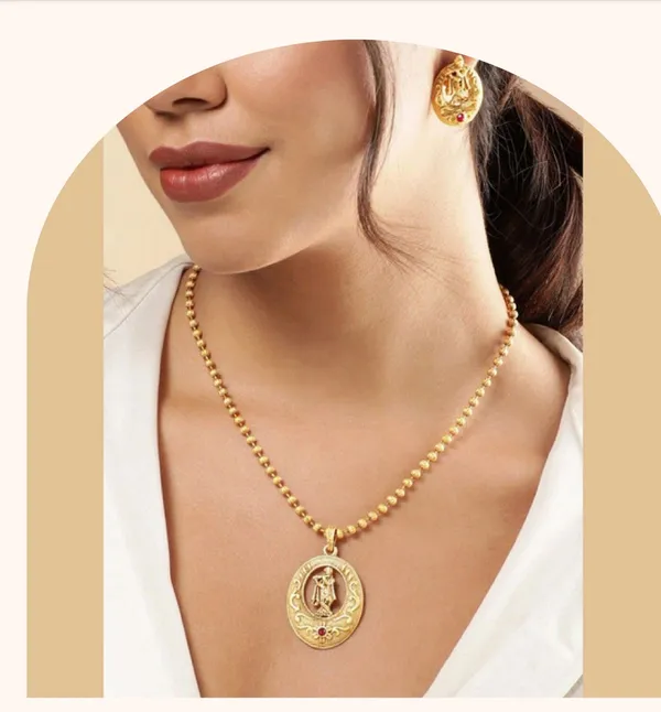 Gold_Gold_Toned_Metal_Festive_And_Wedding_And_Traditional_Ceremonies_Necklace_Set_With_Earrings_For_Women