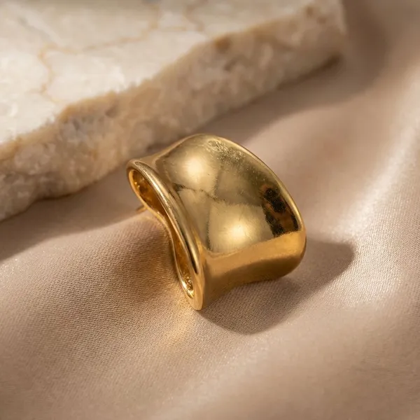 Gold_Toned_Metal_Earring_For_Women