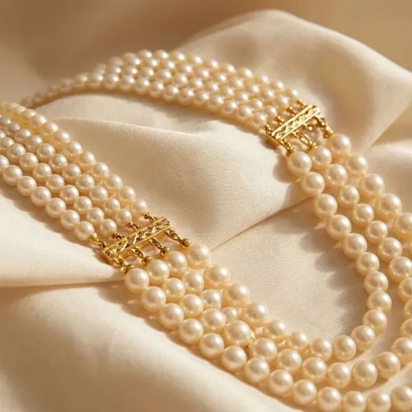 White_Pearl_Weddings_And_Festive_Occasions_And_Traditional_Ceremonies_And_Party_Wear_Necklace_Set_With_Earrings_For_Women