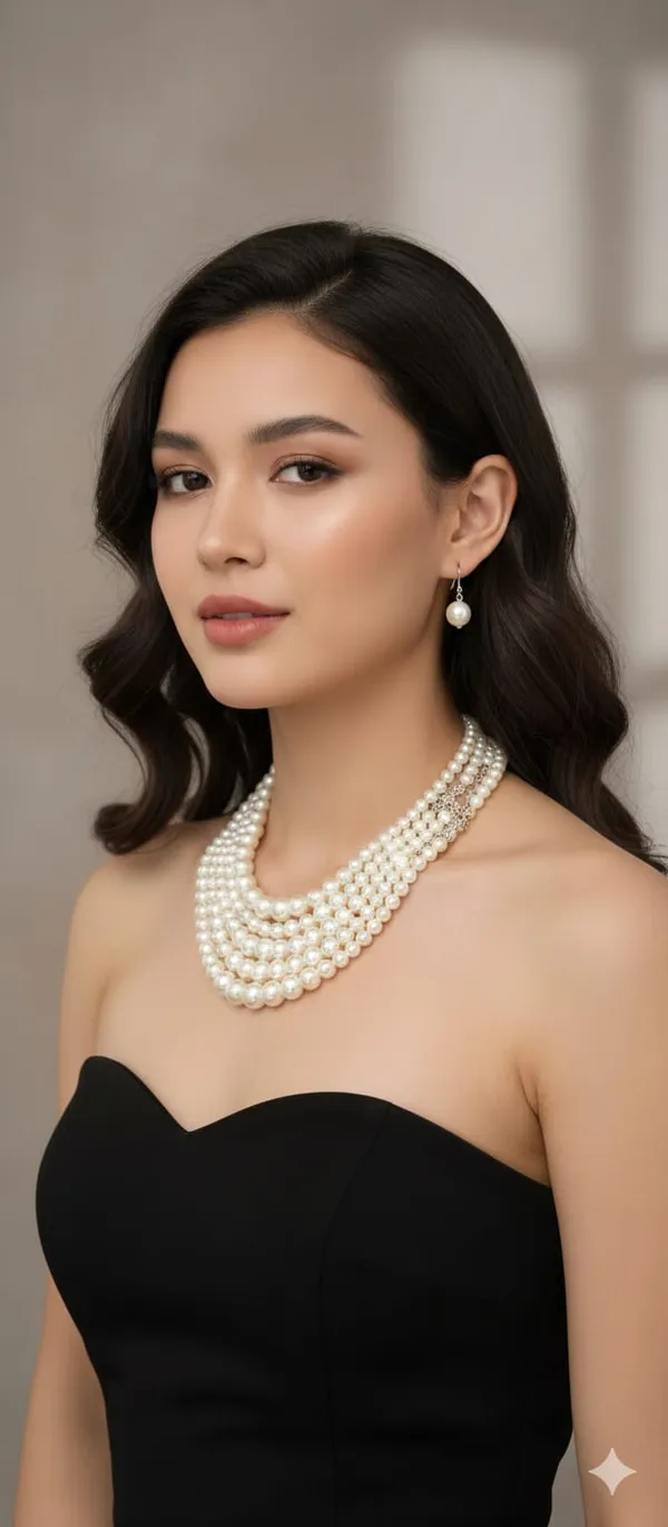White_Pearl_Wedding_And_Party_And_Festive_And_Formal_Events_Jewelry_Set_For_Women
