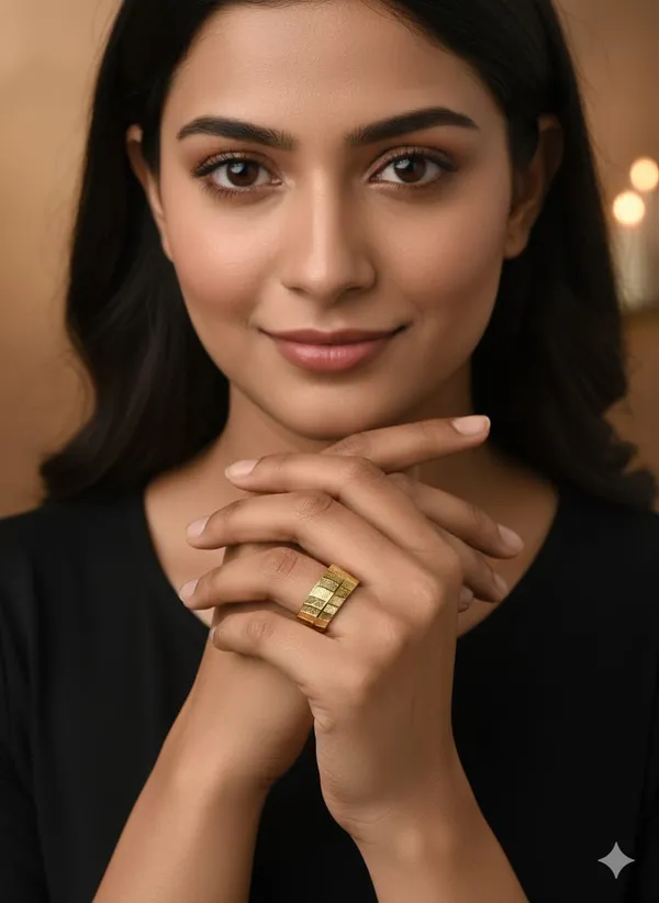 Gold_Metal_Ring_For_Women