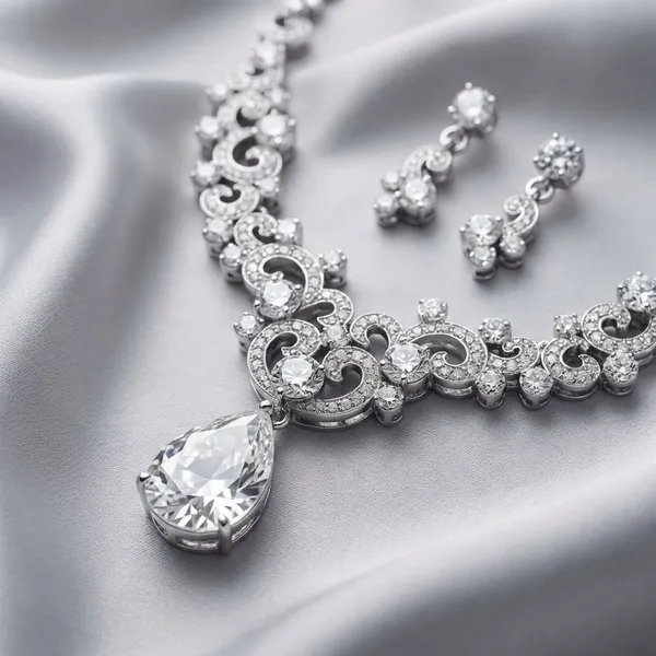 Silver_Alloy_Necklace_Set_with_Earrings_For_Women