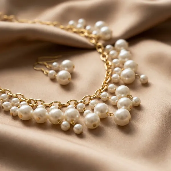 Gold_and_White_Pearl_Necklace_with_Earrings_Set_For_Women