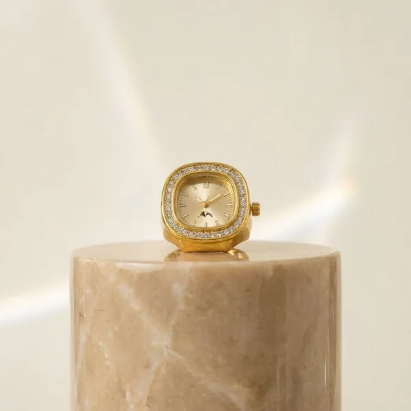 Gold_Toned_Metal_Ring_Watch_For_Women