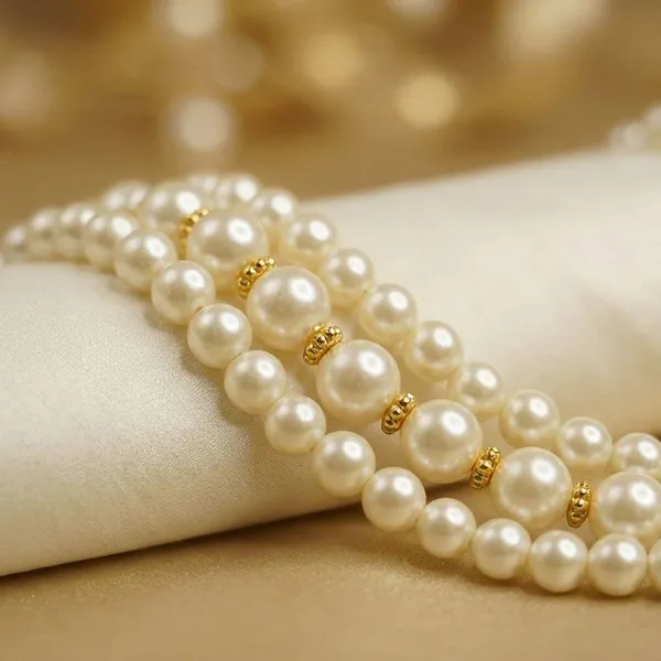 White_Pearl_Wedding_And_Party_And_Festive_And_Formal_Events_Necklace_For_Women