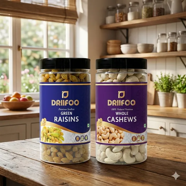 Premium_Whole_Cashews_(Kaju)_And_Premium_Quality_Green_Raisins_|_100%_Natural_|_Ideal_For_Snacking_And_Cooking_Pack_of_2_(400GM+400GM)