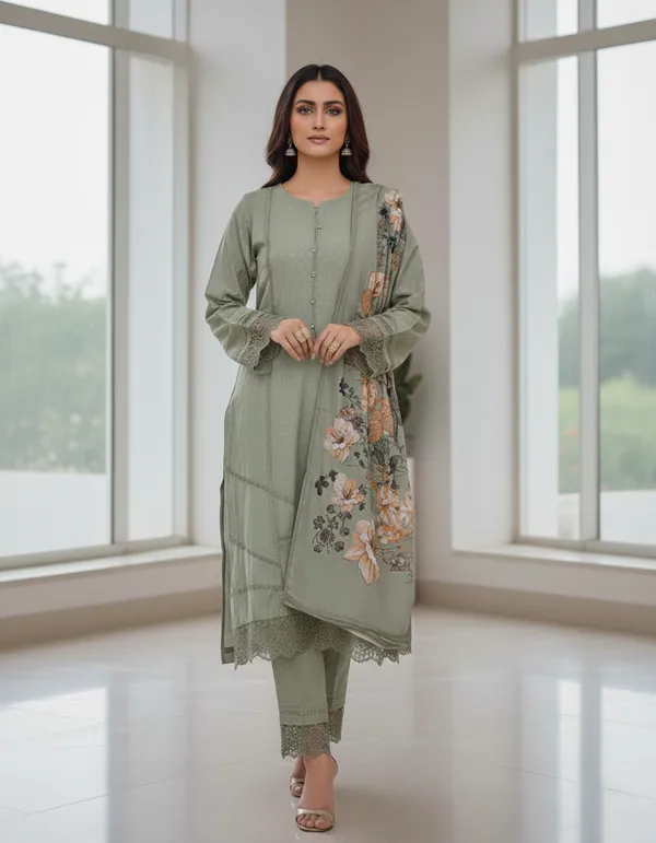 Sage_Green_Embroidered_Pakistani_Suit_Set_With_Floral_Detailing