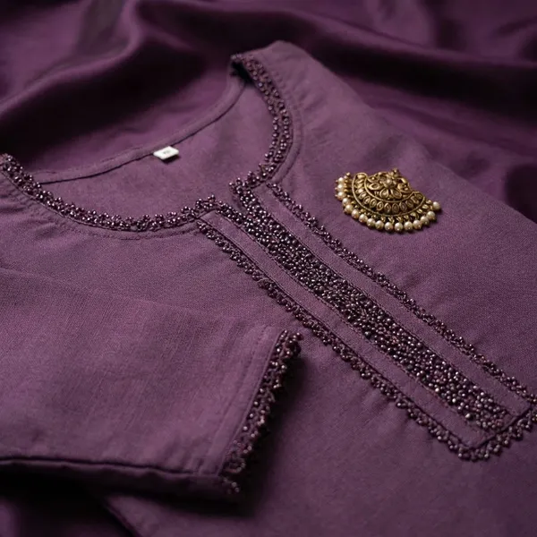 Purple_Embroidered_Kurta_Set_With_Dupatta_Ethnic_Wear_Fpr_Women