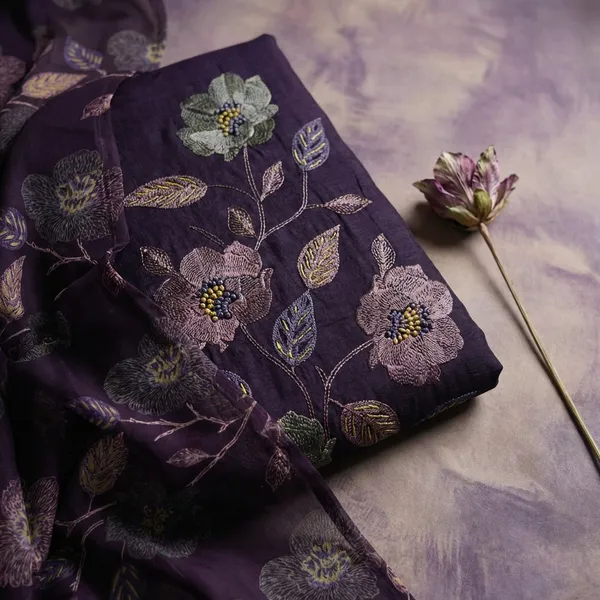 Purple_Floral_Embroidered_Suit_Fabric_With_Dupatta