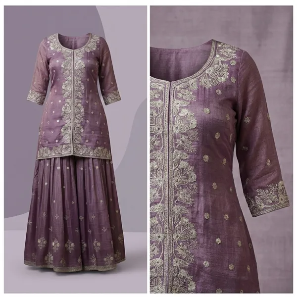 Purple_Embroidered_Kurta_Sharara_Set_With_Silver_Gota_Work