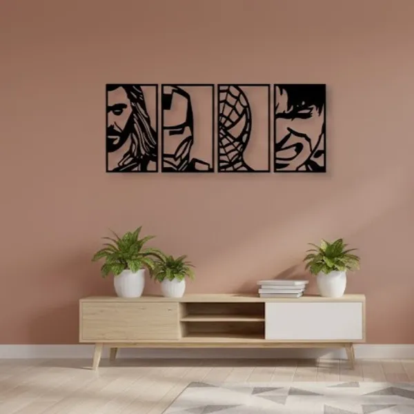 Avengers_Hero_Wall_Art_Frame_Set