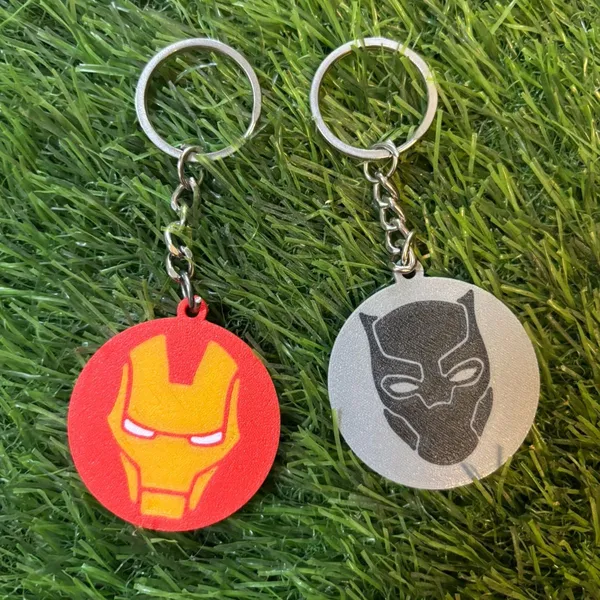 Superhero_Logo_Keychain_Collection