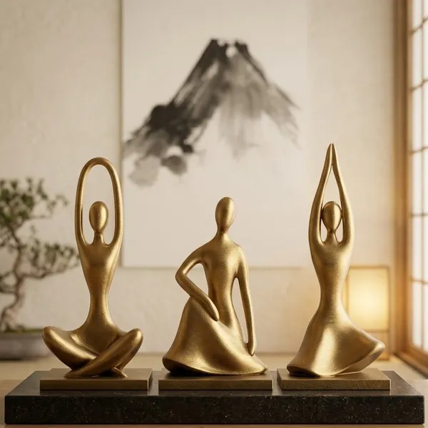 Handcrafted_Abstract_Yoga_Meditation_Figurine_Set