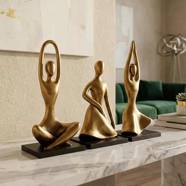 Handcrafted_Abstract_Yoga_Meditation_Figurine_Set