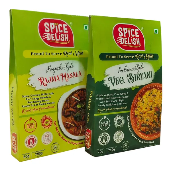 Spice_Delish_Rajma_Masala_&_Lucknowi_Style_Veg_Biryani_Combo-Ready_to_Eat-Freeze_Dried,_Instant_Meal