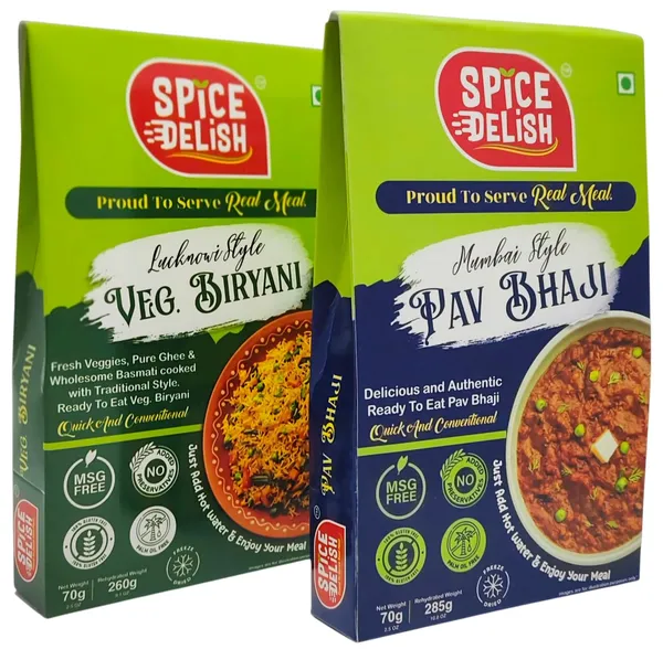 Pack_OF_2_Pav_Bhaji_+_Veg_Biryani_Combo_Ready_to_Eat_Instant_Meal_Freeze_Dried_No_preservatives_Total_Rehydrated