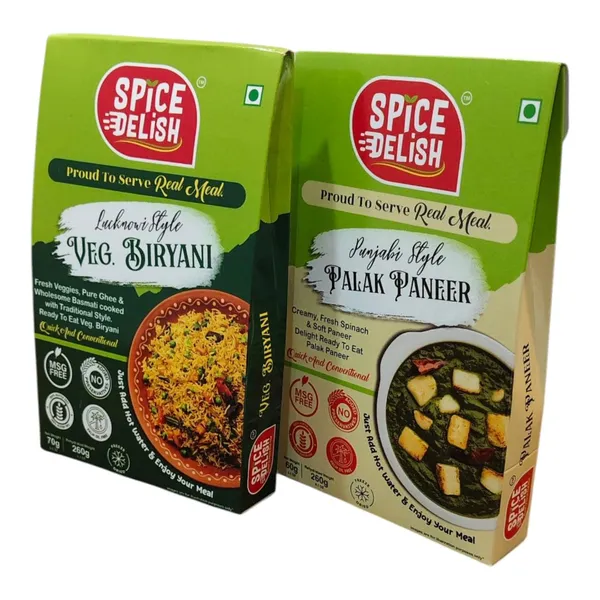 Veg_Biryani_&_Palak_Paneer_Combo_Ready_to_Eat_Instant_Indian_Meal_Freeze_Dried_Travel_Friendly_5_Minutes_Meal_Rehydrated_100%_Natural_No_Preservatives_Just_Add_Hot_Water
