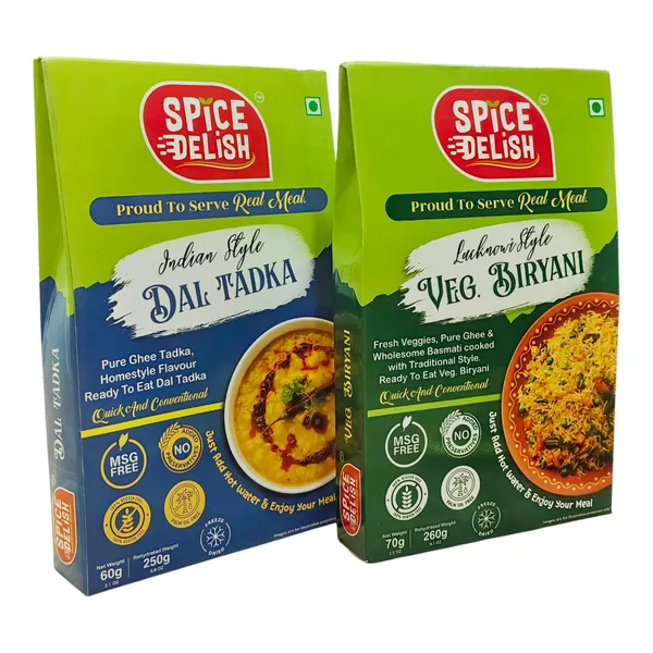 Spice_Delish_Dal_Tadka_&_Veg_Biryani_Combo-(Pack_of_2)-Ready_to_Eat,_Freeze-Dried,_Instant_Meal,_Add_Boiling_Water