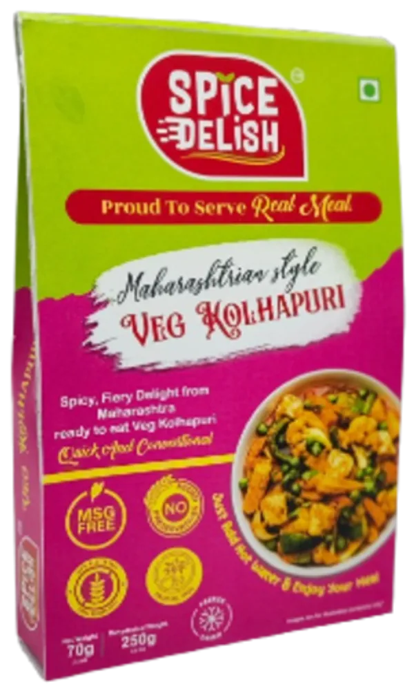 Spice_Delish_Veg_Kolhapuri_(Pack_of_2)_(Rehydrated_Wt._250g_each_pack)_|_Instant_Ready_Meal_|_Ready_to_Eat_|_Maharashtrian_Thecha_Flavour_|_Just_Add_Hot_Water_|_Freeze-Dried_Ready_Meal_for_Travel,_Camping,_Abroad_&_Hostel_Students,_Emergency_Storage_Food,_|_Pure_veg_|_No_Preservatives_|_No_Artifical_Colour_|_No_Palm_oil_