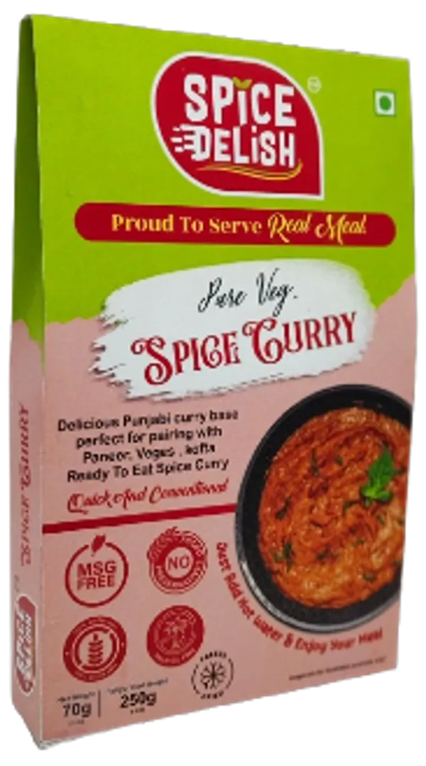 Spice_Delish,_Spice_Curry_(Pack_of_3)_(Rehydrated_Wt.-_250g_each)_|_Instant_Ready_Veg_Meal_|_Ready_to_Cook_|_Restaurant_Style_Curry_base_|_Add_Veggies,_Paneer,_Kofta_or_Eggs_|_Freeze-Dried_Ready_Instant_Mix_for_Travel,_Camping,_Office,_Hostel_Students_&_Home_|_No_Preservatives__|_No_Added_Colours_or_Flavours_|_No_Palm_Oil_|_No_MSG