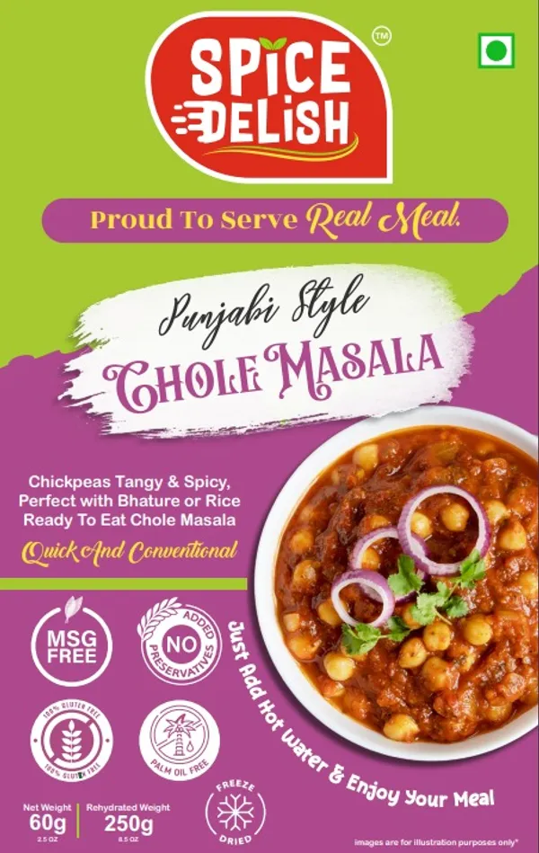 Spice_Delish_Chole_Masala_(Pack_of_2)_(Rehydrated_Wt._250g_each_pack)_|_Instant_Ready_Meal_|_Tangy_Tomato_Creamy_Punjabi_Style_Flavour_Ready_Quick_&_Conventional_food_|_Just_Add_Hot_Water_|_Freeze-Dried_Ready_Meal_for_Travel,_Camping,_Office,_Hostel_Students_&_Home_|_No_Preservatives_|_No_Artificial_Colour_|_No_Palm_Oil