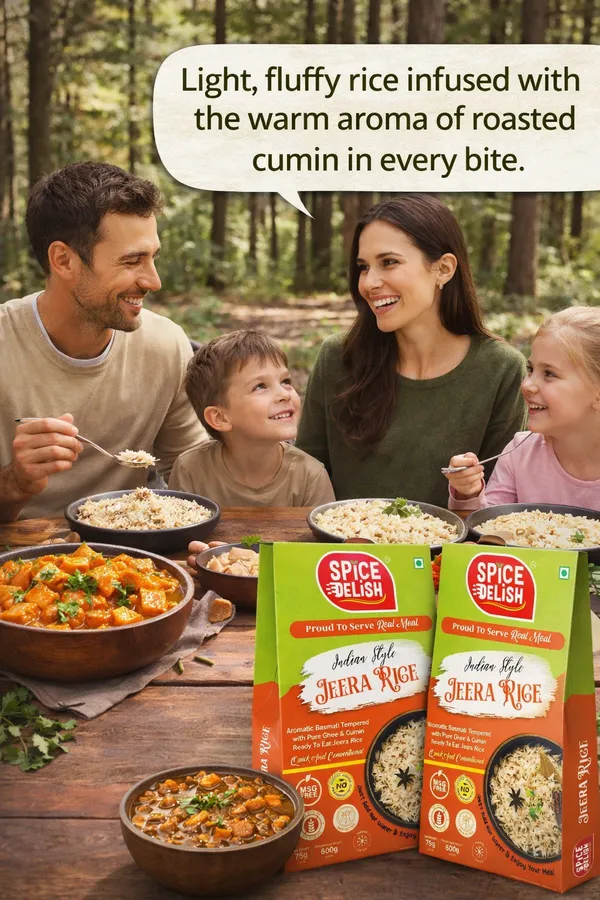 Spice_Delish_Jeera_rice_(Pack_of_2)_(Rehydrated_Wt._300g_each_pack)|_Instant_Ready_Meal_|_Ready_to_Eat_|_Pure_Ghee_&_Shahi_Jeera_Tadka_Flavour_|Just_Add_Hot_Water|_Freeze-Dried_Ready_Meal_for_Travellers_,_Camping,_Students,_Office_|_Pure_Veg_|_No_Preservative__|_No_Artificial__Colour_|_No_Palm_Oil