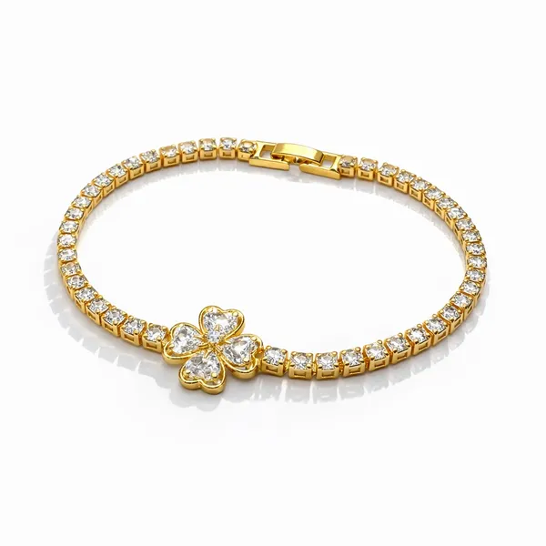 18K_Gold_Plated_Crystal_Flower_Tennis_Bracelet