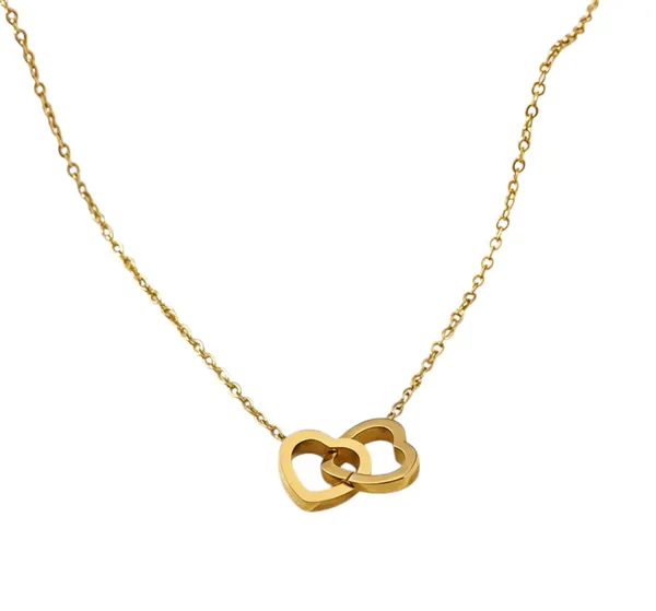 18K_Gold_Plated_Interlocking_Heart_Pendant_Necklace