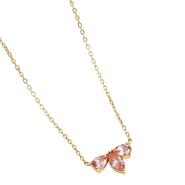 18K_Gold_Plated_Pink_Crystal_Petal_Necklace