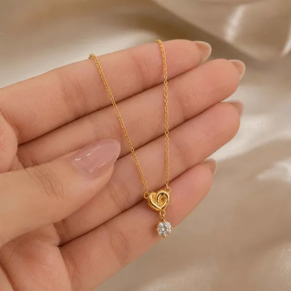 Celeste_Heart_Pendant_Necklace_|_18k_Gold_Plated_Necklace_By_Jauhré