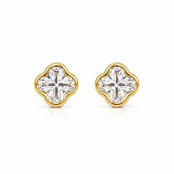 Clover_Moissanite_Stud_Earrings_|_Demi-fine_Jewelry_by_Jauhré
