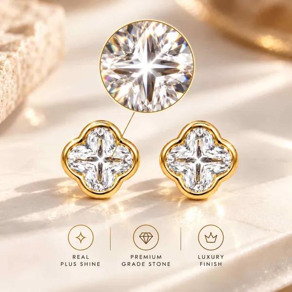 Clover_Moissanite_Stud_Earrings_|_Demi-fine_Jewelry_by_Jauhré