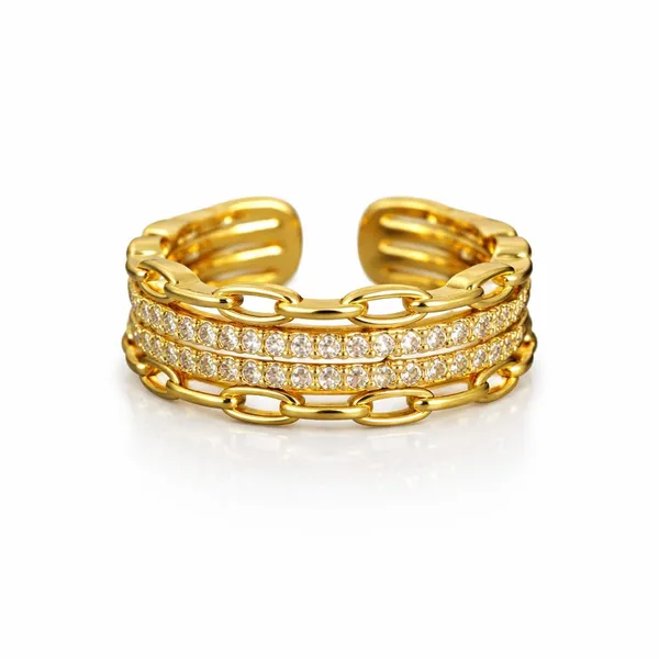 18K_Gold_Plated_Crystal_Chain_Open_Ring