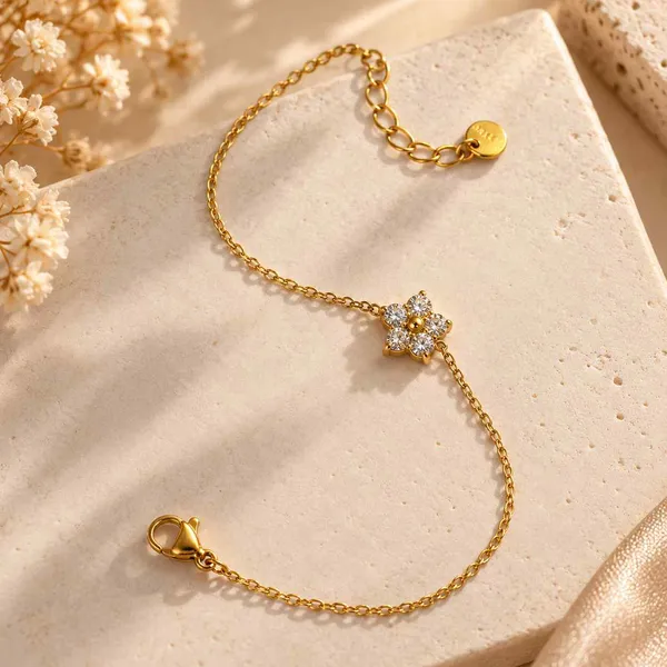 Floral_CZ_Chain_Bracelet_for_Women_|_18k_Gold_Plated_Demi-Fine_Jewelry_by_Jauhré