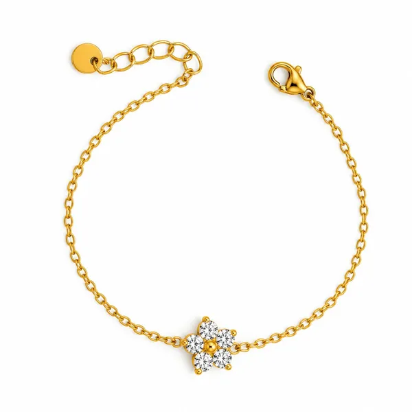Floral_CZ_Chain_Bracelet_for_Women_|_18k_Gold_Plated_Demi-Fine_Jewelry_by_Jauhré