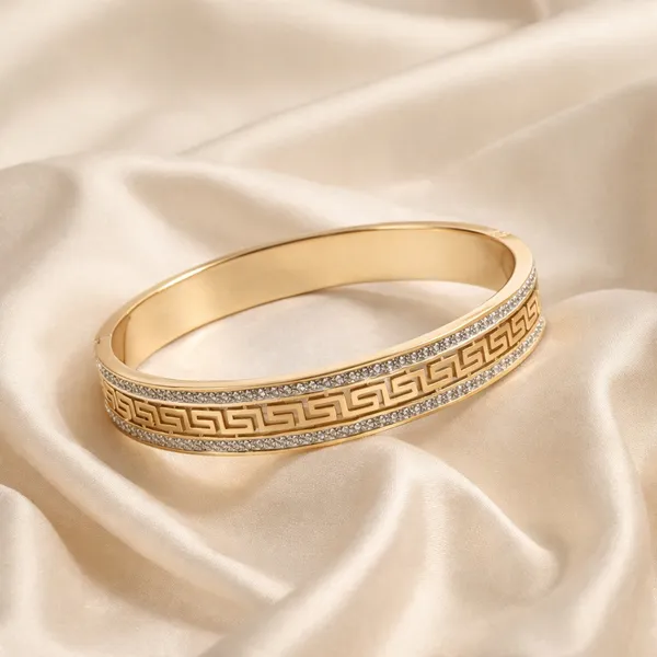 Greek_Pattern_Crystal_Oval_Kada_Bracelet_-_18k_Gold_Plated