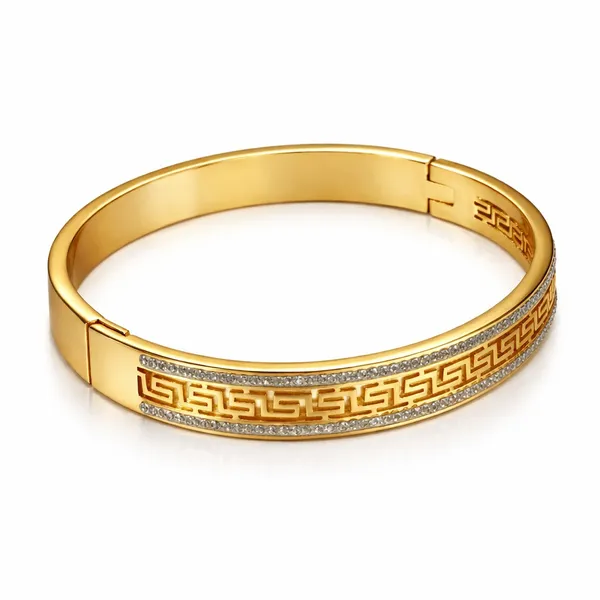 Greek_Pattern_Crystal_Oval_Kada_Bracelet_-_18k_Gold_Plated