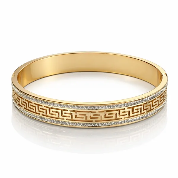 Greek_Pattern_Crystal_Oval_Kada_Bracelet_-_18k_Gold_Plated