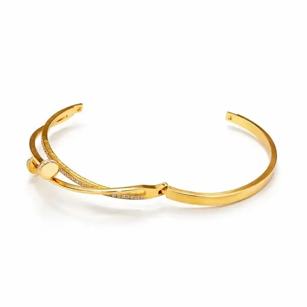18K_Gold_Plated_Butterfly_Pendant_Necklace_&_Crystal_Open_Cuff_Bracelet_Set_(2-Piece_Set)