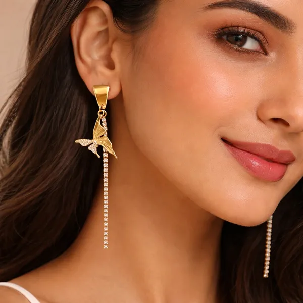 18K_Gold_Plated_Crystal_Butterfly_Tassel_Drop_Earrings