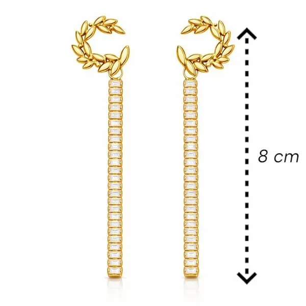 18K_Gold_Plated_Pink_Crystal_Pendant_Necklace_&_Drop_Earrings_Combo