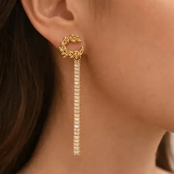 18K_Gold_Plated_Pink_Crystal_Pendant_Necklace_&_Drop_Earrings_Combo